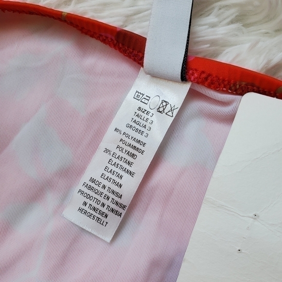 NWT Paul Smith open back floral swimsuit sz. 3 - Picture 6 of 7